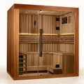 Traditional Home Sauna Built for Personal Wellness Retreats, 8kW Heater, Cedar Construction, 3 Person Capacity