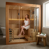 "Copenhagen" 3 Person Traditional Sauna — Lifestyle