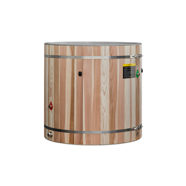 PVC Barrel Plunge Tub Built for Home Wellness, Therapeutic PVC Design, Premium Insulation
