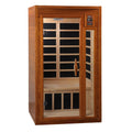 Infrared Sauna Built for Home Recovery, Red Light Therapy, 1-2 Person, Low EMF, Far IR Heating, Bluetooth Audio