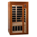 Infrared Sauna Built for Home Recovery, Red Light Therapy, 1-2 Person, Low EMF, Far IR Heating, Bluetooth Audio