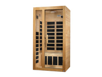 Infrared Sauna Built for Home Wellness, 7 Carbon Heaters, Bluetooth Speakers, Red Light Therapy