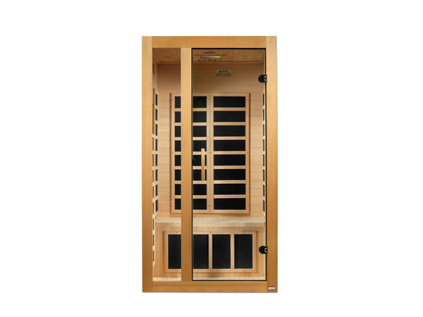 Infrared Sauna Built for Home Wellness, 7 Carbon Heaters, Bluetooth Speakers, Red Light Therapy