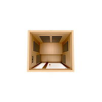 Infrared Sauna Built for Home Wellness, 7 Carbon Heaters, Bluetooth Speakers, Red Light Therapy