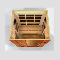 Infrared Sauna Built for Daily Wellness Retreats, 3-Person Capacity, Low EMF Technology, Canadian Hemlock