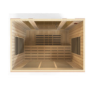 Infrared Sauna Built for Daily Wellness, Ultra Low EMF, Canadian Hemlock, 4-Person Capacity