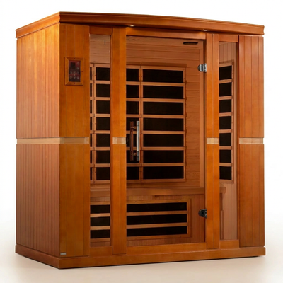 Infrared Sauna Built for Daily Wellness, Ultra Low EMF, Canadian Hemlock, 4-Person Capacity