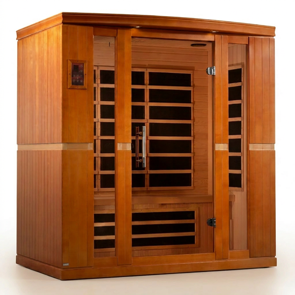 Dynamic "Bergamo" 4 Person Ultra Low EMF Far IR Sauna — Studio Shot
