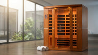 Dynamic "Bergamo" 4 Person Ultra Low EMF Far IR Sauna — Lifestyle