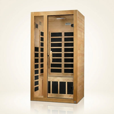 Infrared Sauna Built for Home Wellness, 7 Carbon Heaters, Bluetooth Speakers, Red Light Therapy