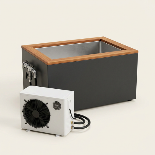 Dynamic Cold Therapy "CUBOID" Plastic Cold Plunge Tub — Studio Shot