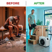 Dynamic Cold Therapy PVC Barrel Cold Plunge — Before & After