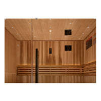 Traditional Home Sauna Built for Personal Wellness Retreats, 8kW Heater, Cedar Construction, 3 Person Capacity