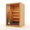 Traditional Indoor Sauna Built for Daily Wellness, Canadian Cedar Interior, 3-Person Capacity, Hemlock Frame