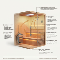 Golden Designs "Hanko" 2-3 Person Traditional Sauna — How It Works