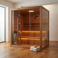 Golden Designs "Kuusamo" 6 Person Traditional Sauna — Studio Shot