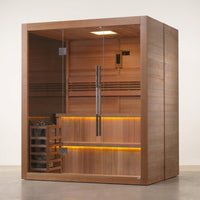 Golden Designs "Kuusamo" 6 Person Traditional Sauna — Studio Shot