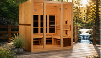 8 Person Full Spectrum IR Sauna | Golden Designs