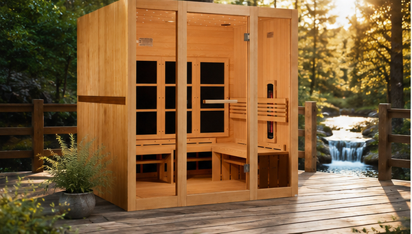 8 Person Full Spectrum IR Sauna | Golden Designs